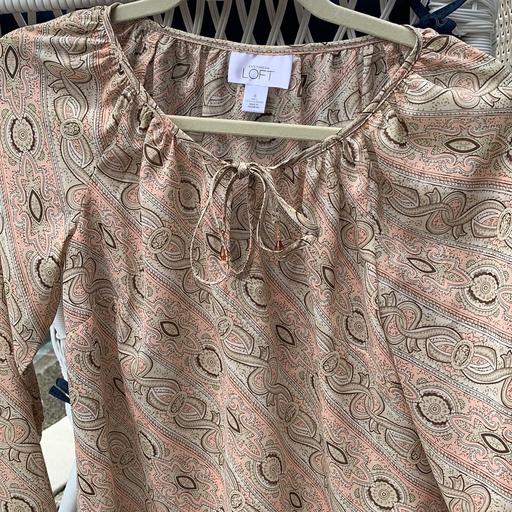 Semi Sheer Ann Taylor Blouse